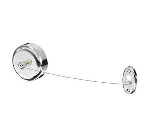 Silver Round Cloth Liner With Brass Material